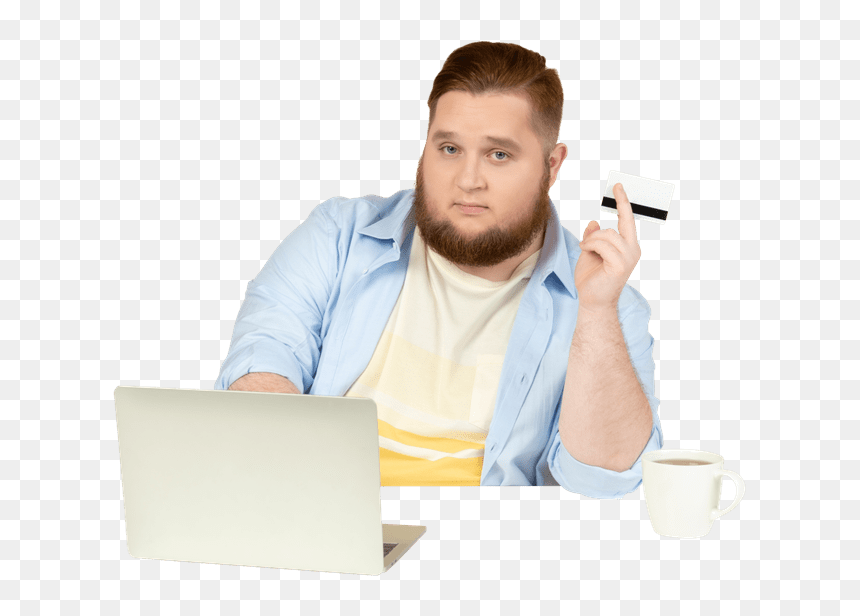 Gentleman, HD Png Download - man with laptop png