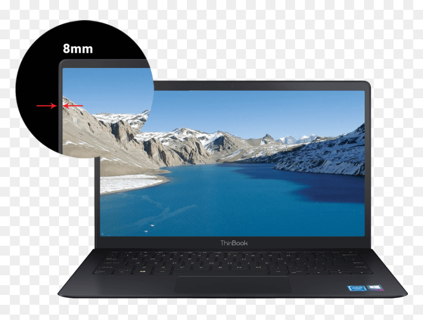 Rdp Thinbook 1450, HD Png Download - laptop frame png