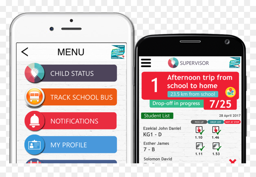 App Notification For Parents, HD Png Download - indian school bus png