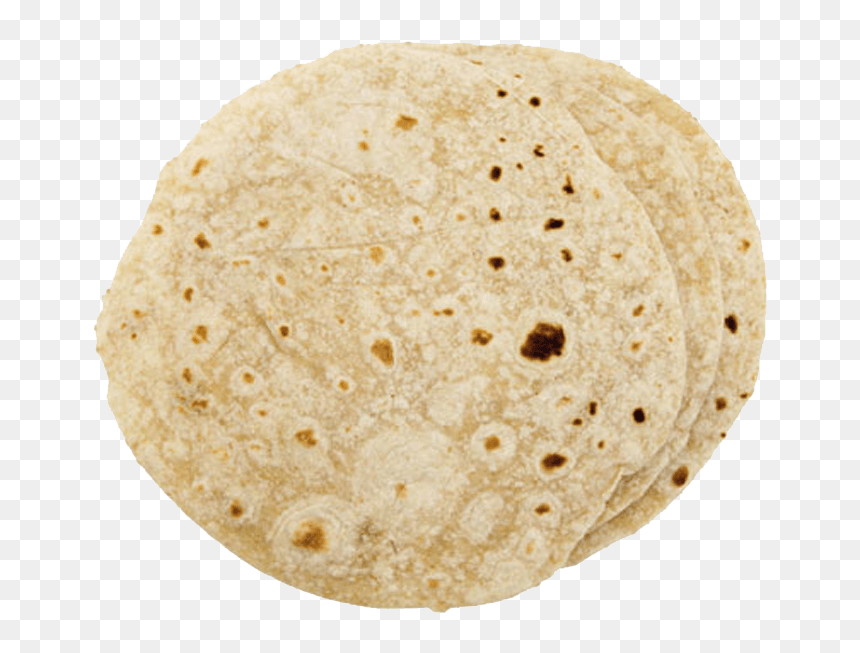 Roti - Roti Png, Transparent Png - indian thali png