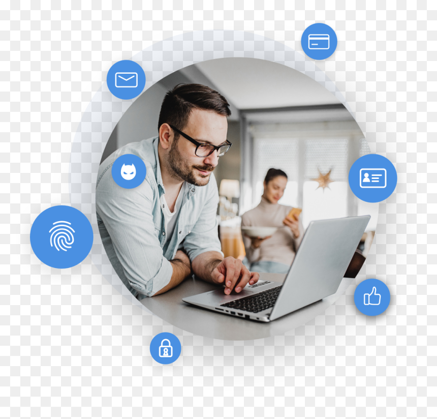Output Device, HD Png Download - man with laptop png
