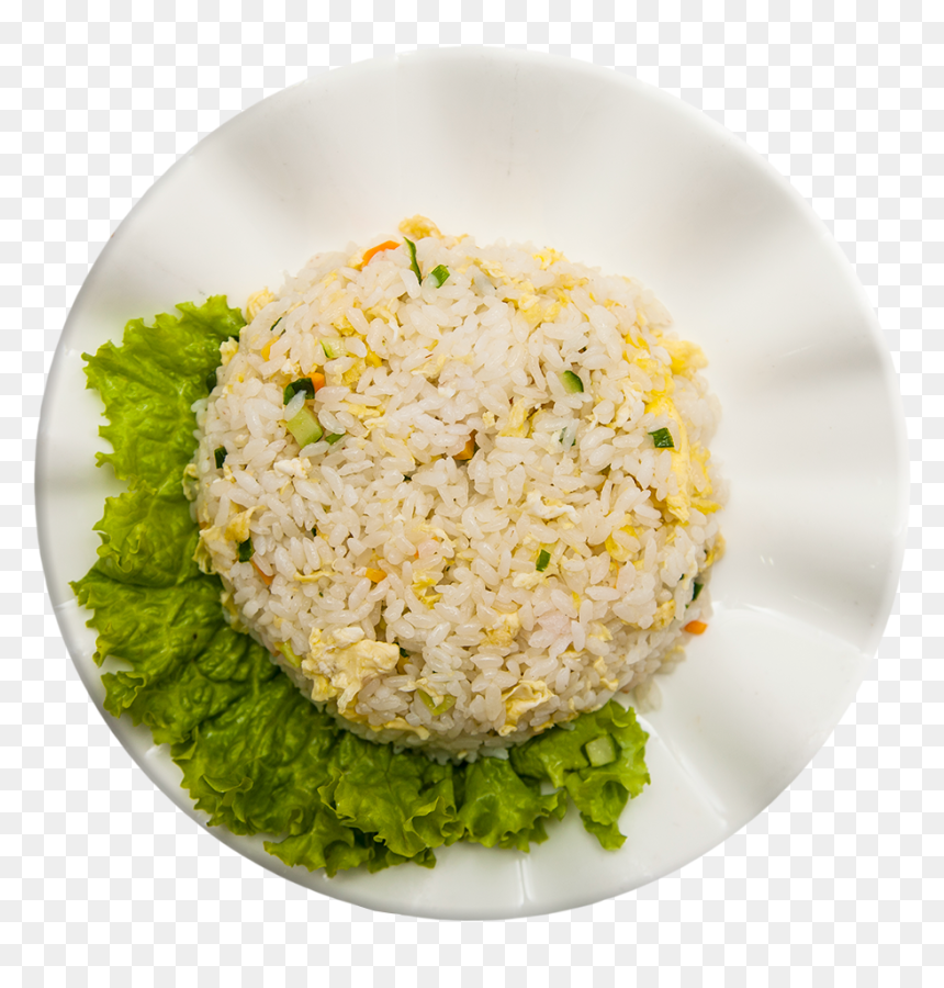 Rice Fried With Vegetables And Egg - Steamed Rice, HD Png Download - egg rice png