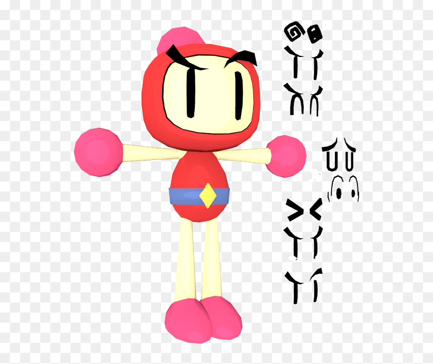 Download Zip Archive - Super Bomberman Bomberman Models, HD Png Download - bomberman png