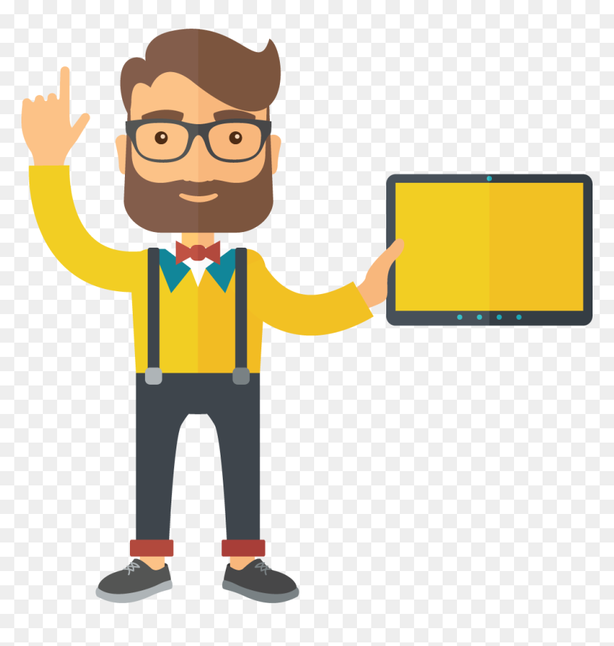 Lawyer Vector Desk - Clipart Man With Laptop Png, Transparent Png - man with laptop png