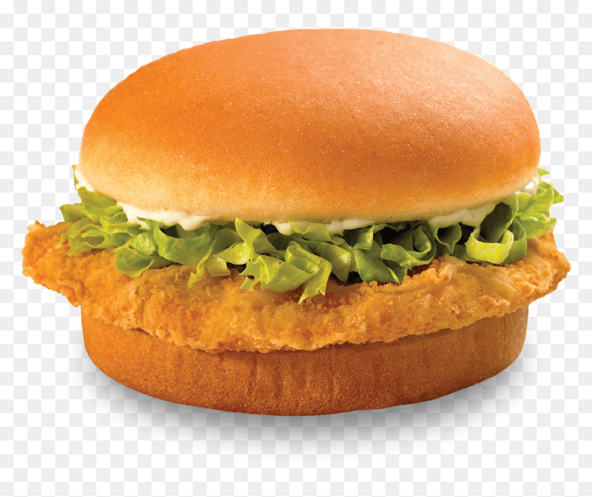 Classic Chicken Burger Png, Transparent Png - burger png hd