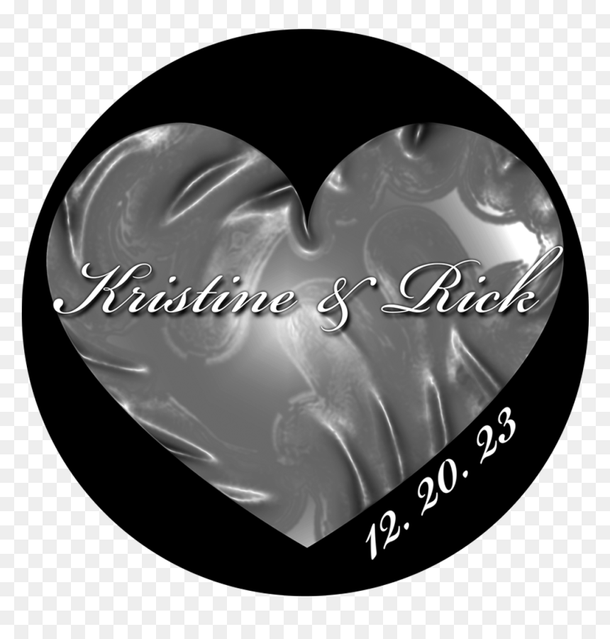 G2 - Heart, HD Png Download - wedding name design png