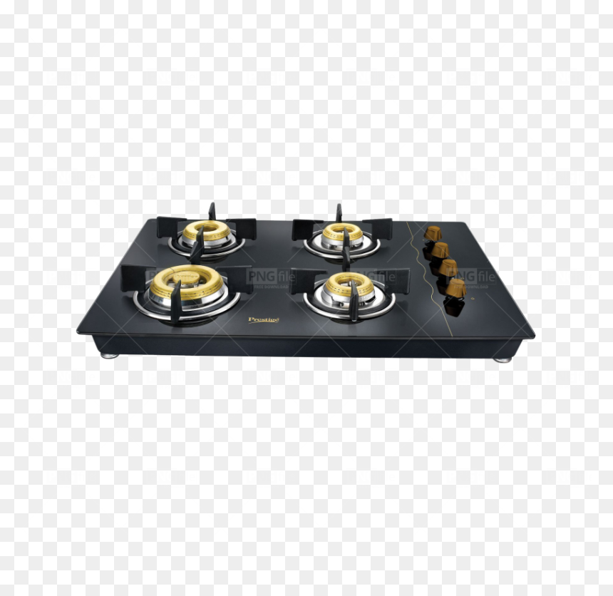 Prestige Gas Stove 4 Burner, HD Png Download - fridge png images