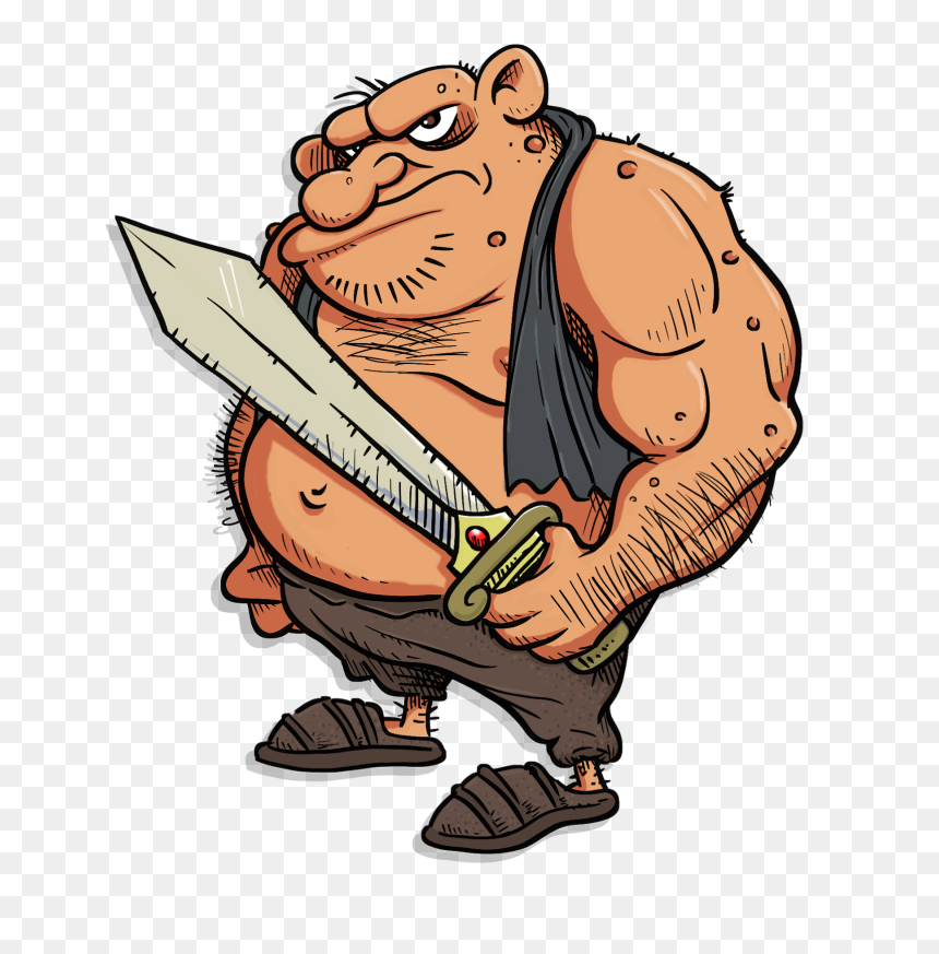 The Full Color Version Of The Ogre On A Dark Background - Ogre With No Background, HD Png Download - ogre png