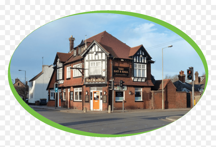 The Bat And Ball - House, HD Png Download - bat ball png
