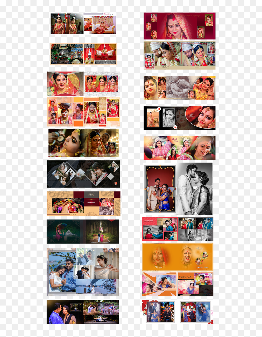 Collage, HD Png Download - wedding album png