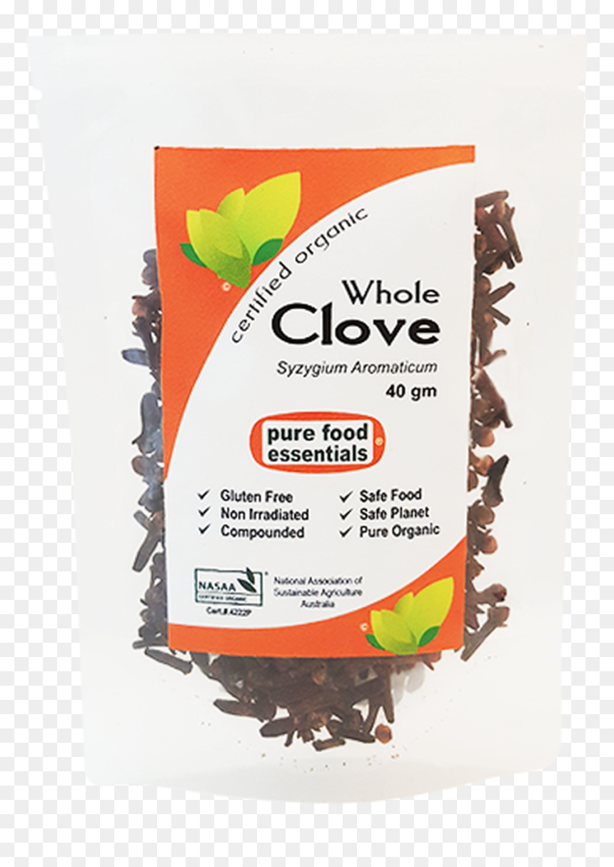 Organic Clove Whole 40g - Rose Hip, HD Png Download - clove png