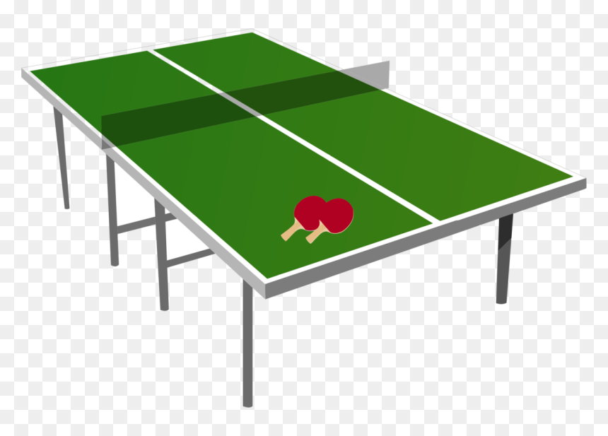 Ping Pong Table Clipart, HD Png Download - table tennis png