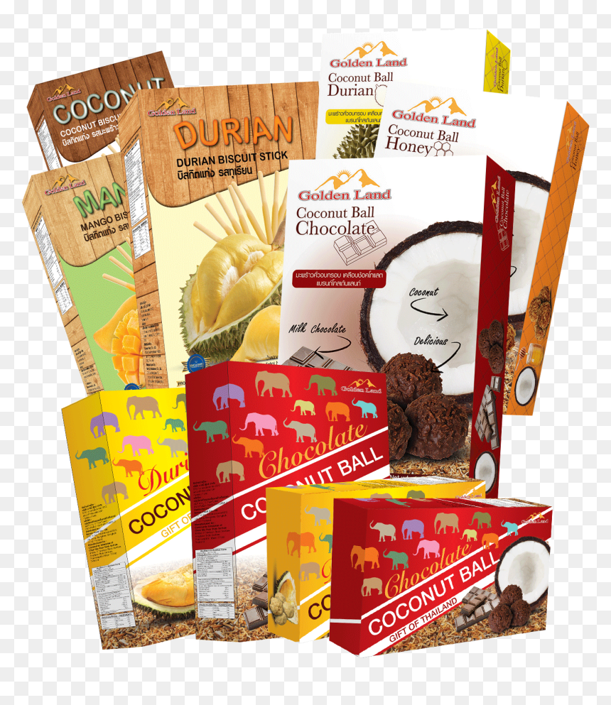 Goldenland - Thai Snacks Png, Transparent Png - snacks png