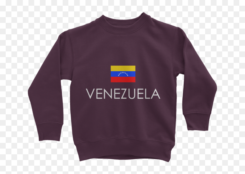 suéter Manga Larga De Niños - Sweater, HD Png Download - bandera de venezuela png