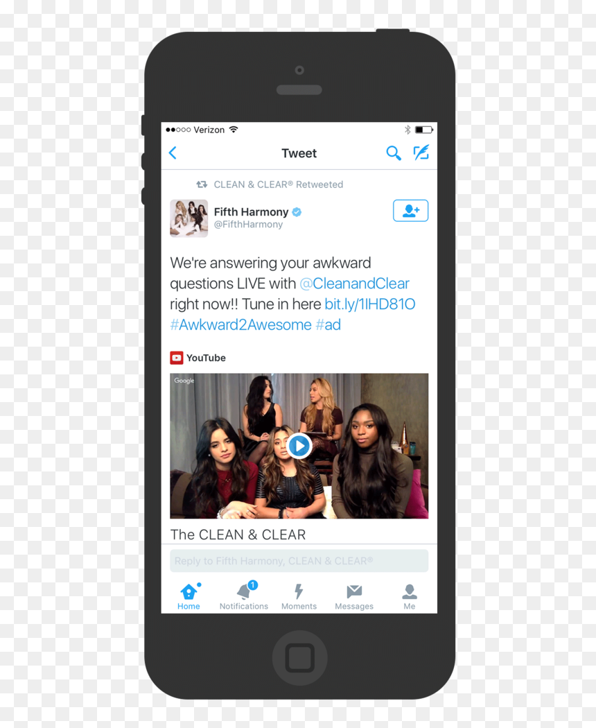 Cleanandclear Social 0001 Layer Comp 2 - Cosmetics, HD Png Download - fifth harmony png