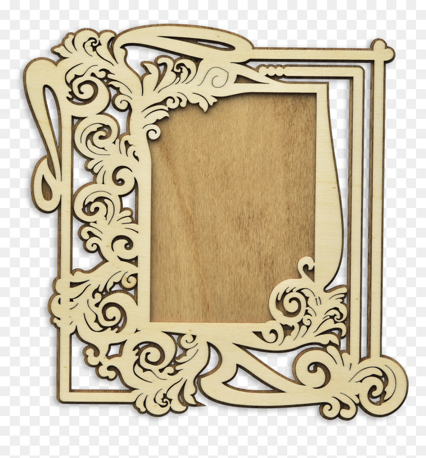 Wall Hanging Wood Photo Frame, HD Png Download - wall frame png