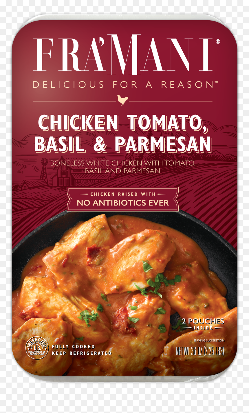 Chicken Tomato Basil Parmesan - Framani Chicken, HD Png Download - costco png