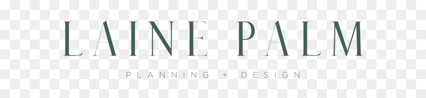 Laine Palm Colored Logo-01 - Graphics, HD Png Download - wedding name design png