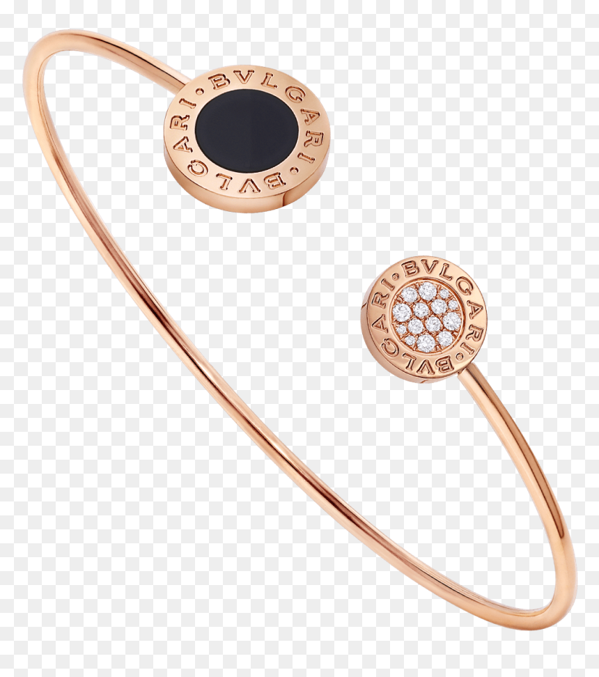 Bvlgari Bracelets Onix Diamond, HD Png Download - gold bracelet png