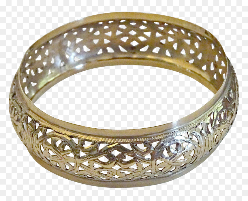 Bangle, HD Png Download - gold bracelet png