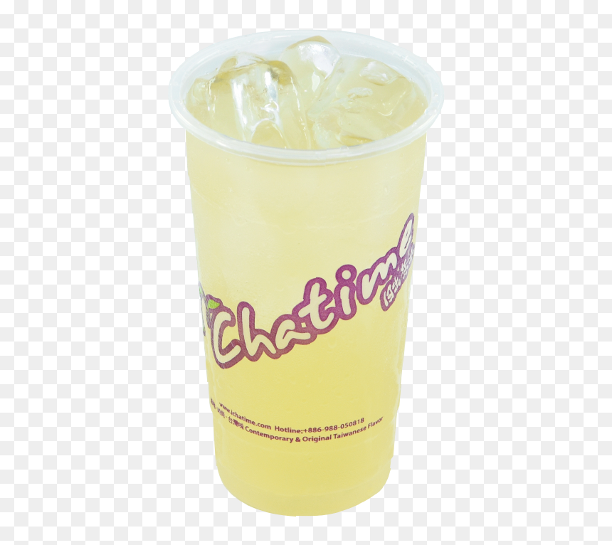 Taiwan Plum Iced Tea Chatime, HD Png Download - lemon juice glass png