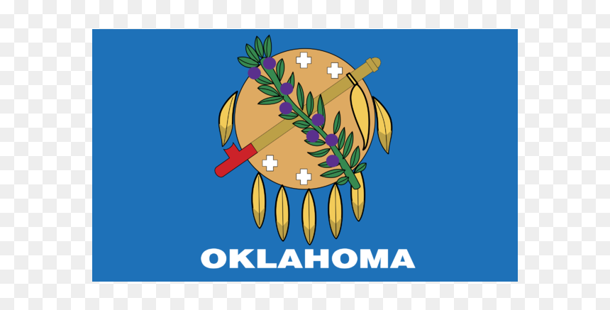 Oklahoma State Flag, HD Png Download - oklahoma logo png