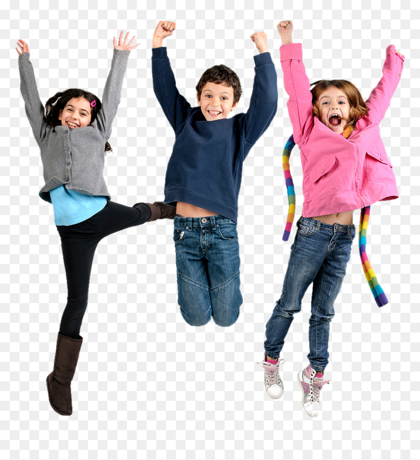 Niños Felices Png , Png Download - Children Jumping, Transparent Png - niños png