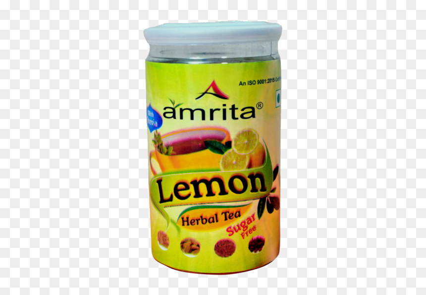 Amrita Lemon Tea With Stevia - Herbal Tea Amrita Lemon Tea, HD Png Download - lemon tea png