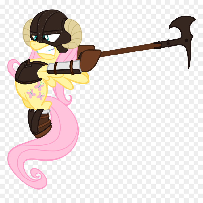 The Elder Scrolls V - Fluttershy Fus Ro Yay, HD Png Download - elder scrolls png