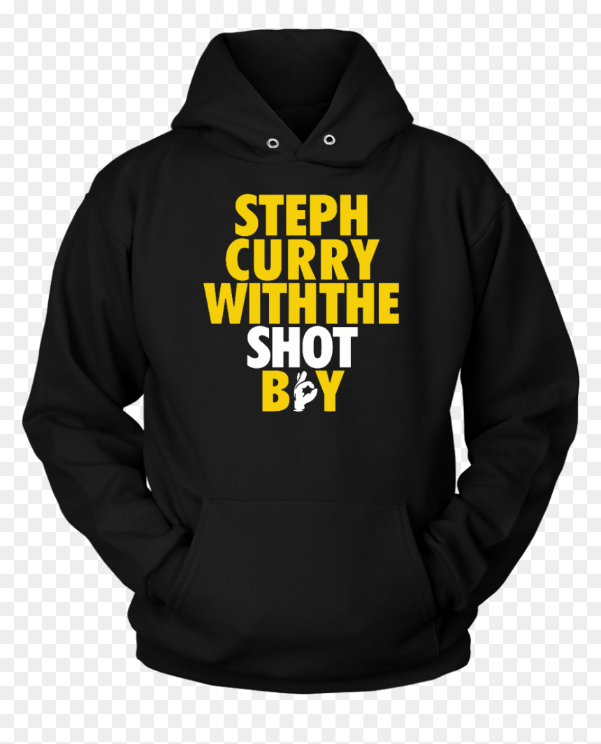 Stephen Curry Sweatshirt Hoodie Shot - Hoodie, HD Png Download - steph curry shooting png