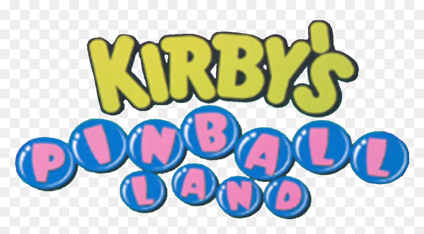 S Pinball Land - Kirby's Pinball Land Logo, HD Png Download - kirby logo png