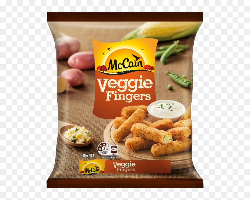 Mccain Veggie Fingers, HD Png Download - finger chips png