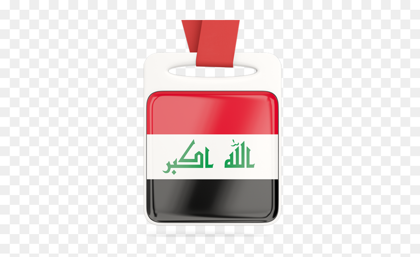 Card With Ribbon - Iraq Flag, HD Png Download - ribbon icon png