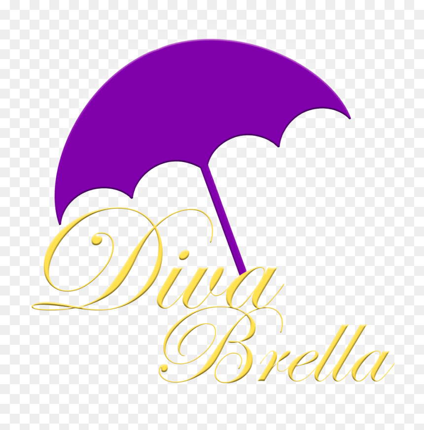 Official Logo Of Diva-brella Llc - Umbrella, HD Png Download - diva png