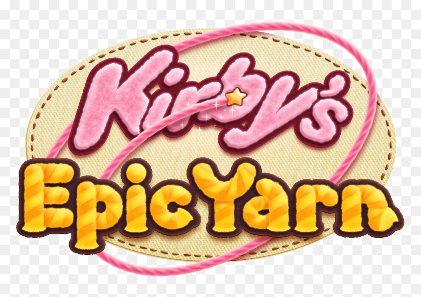 Kirby's Epic Yarn Logo, HD Png Download - kirby logo png