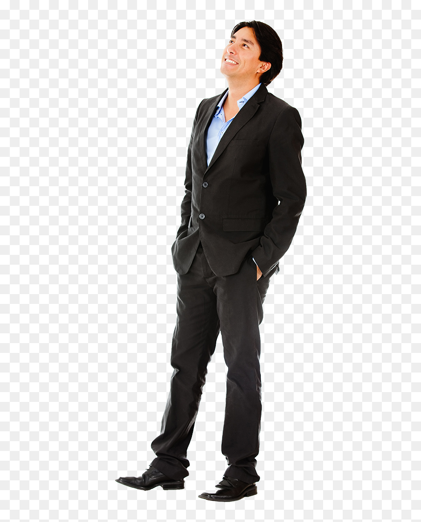 Thumb Image - Businessman Looking Up Png, Transparent Png - person looking png