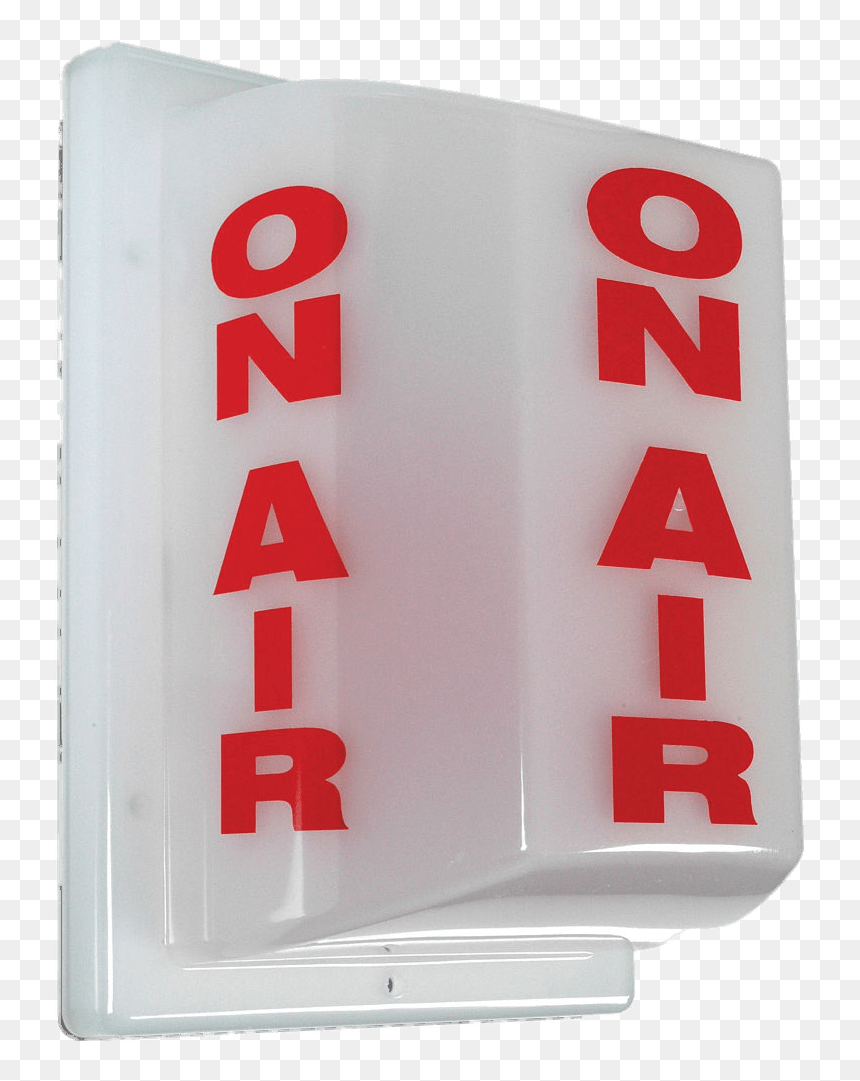 Vintage On Air Light Box Clip Arts - Signage, HD Png Download - on air sign png