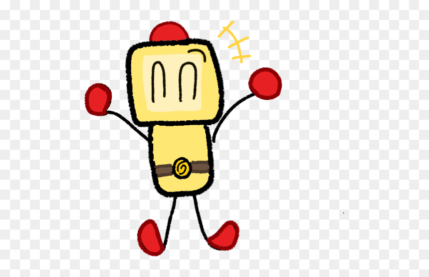 Bomberman Yellow, HD Png Download - bomberman png