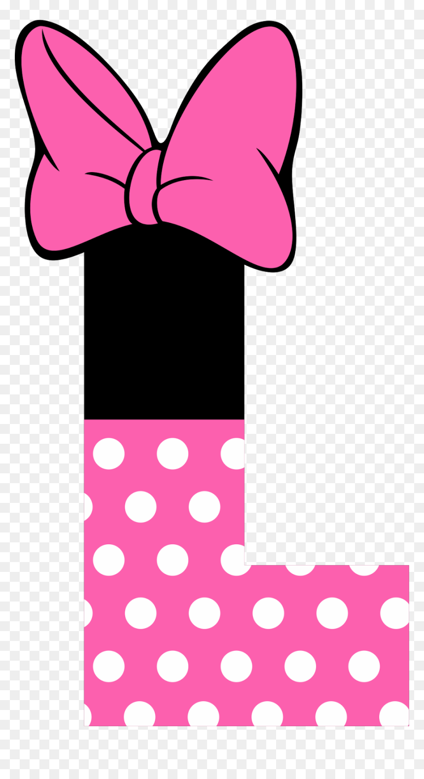 Mickey Mouse Letter, HD Png Download - minnie rosa png