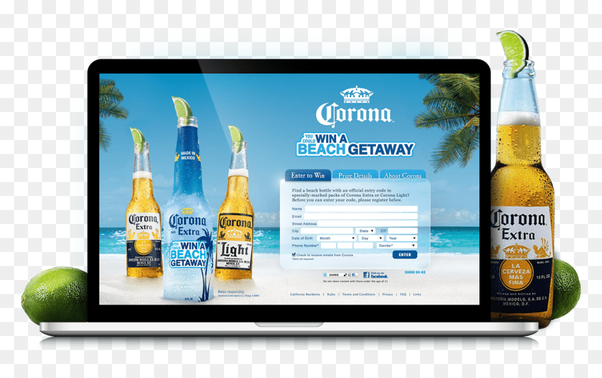 Distilled Beverage , Png Download - Corona Laptop, Transparent Png - cerveza corona png
