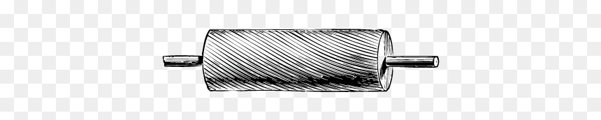 Rolling Angle White Black Pin Free Transparent Image - Electrical Connector, HD Png Download - white scroll png