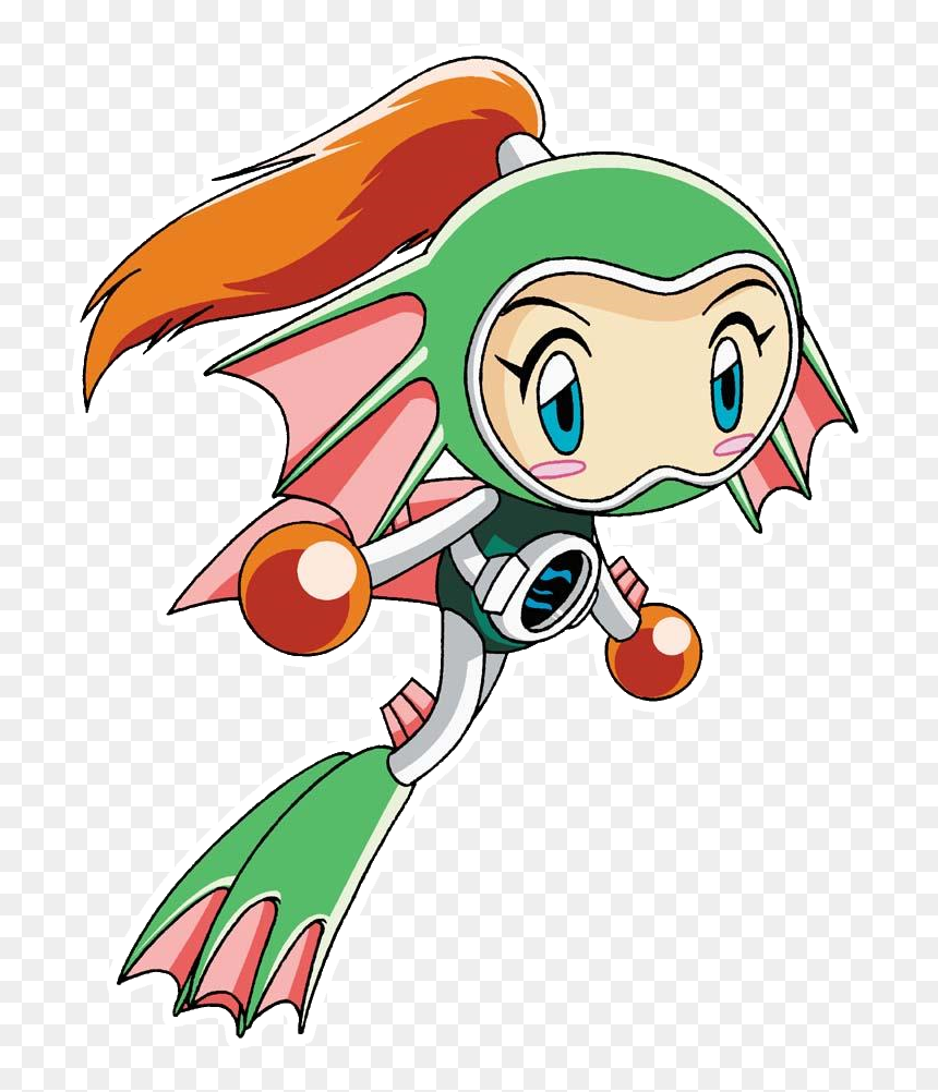 Bomber Mermaid - Bomberman Mermaid Bomber, HD Png Download - bomberman png