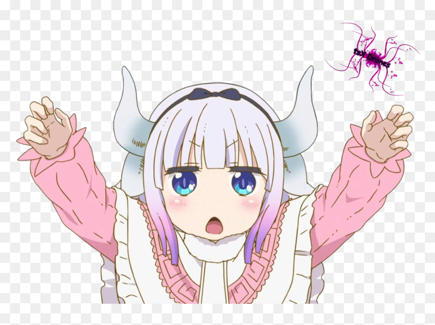 Anime Miss Kobayashi"s Dragon Maid Kanna Kamui Headband - Dragon Maid Kanna Cute, HD Png Download - kanna png