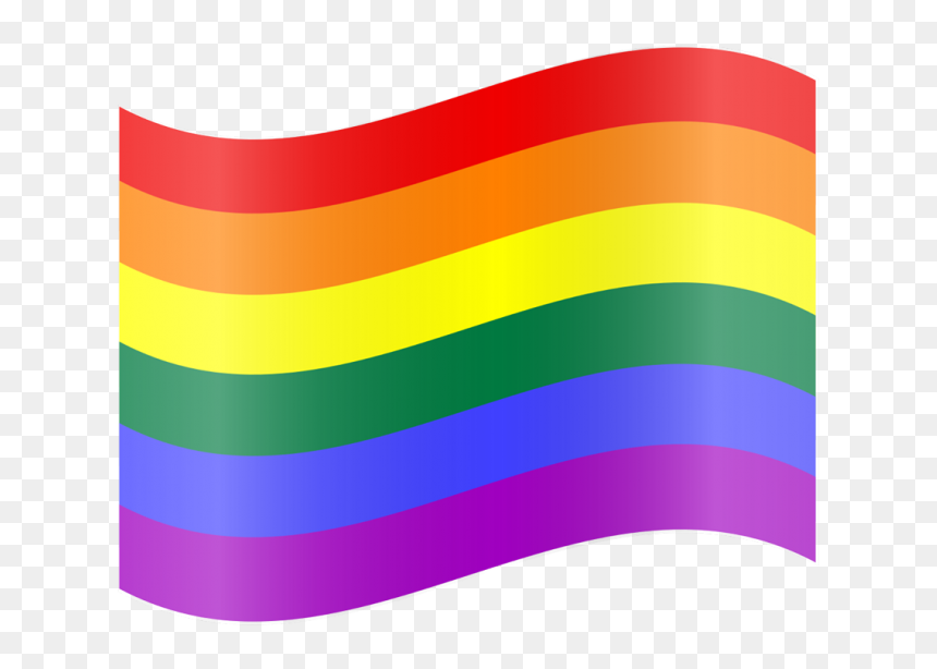 Flag Pride Rainbow Lgbt Lesbian Gay Bisexu - Transparent Gay Flag, HD Png Download - pride png