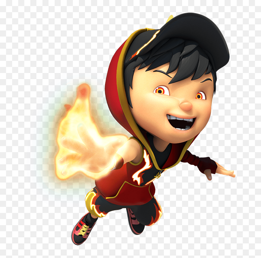 Boboiboy Blazing Hand - Blaze Boboiboy, HD Png Download - blaze png