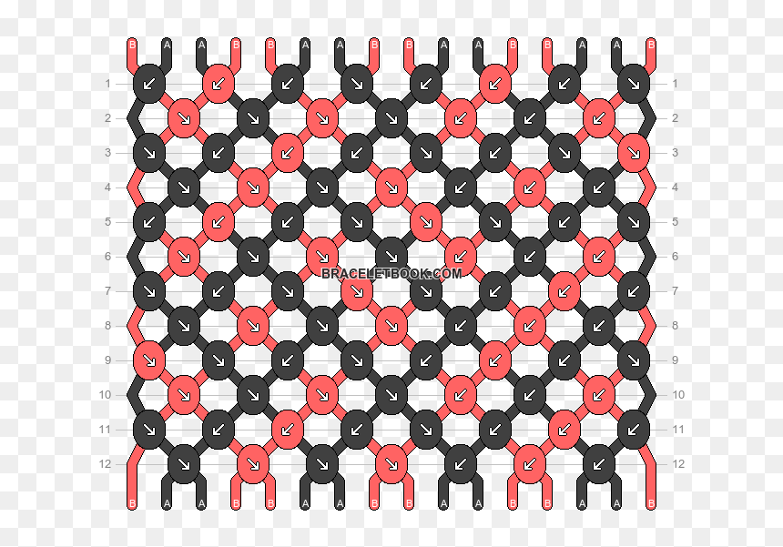 Normal Pattern - Friendship Bracelet Patterns Blue, HD Png Download - pattern.png