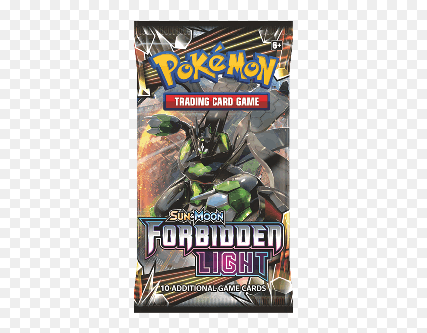 Pokemon Forbidden Light Booster, HD Png Download - pokemon card png