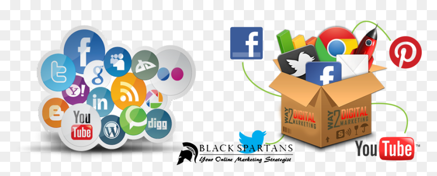 Digital Marketing Cover Page, HD Png Download - social media marketing png