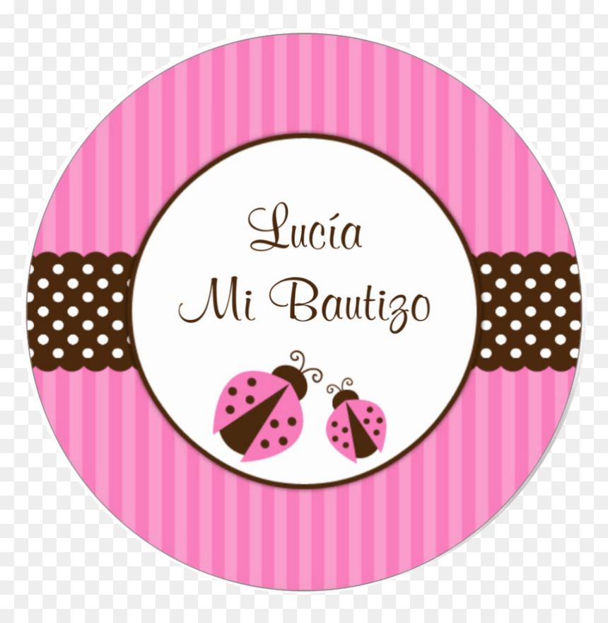 Etiquetas Redondas Mi Bautizo Pictures To Pin On Pinterest, HD Png Download - mi bautizo png