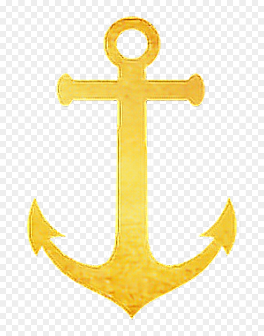 Clipart Anchor Gold Glitter - Gold Anchor Png, Transparent Png - ancla png